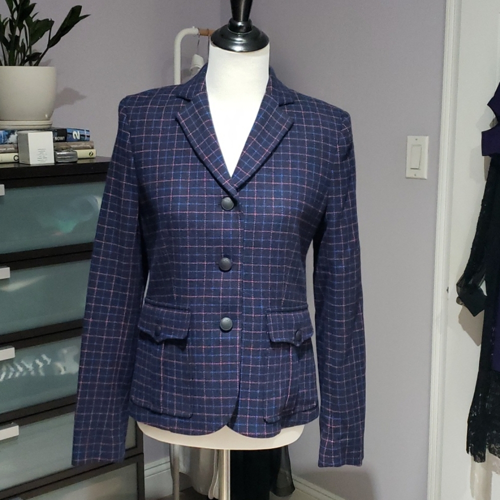 Rag & Bone Nancie Check Blazer